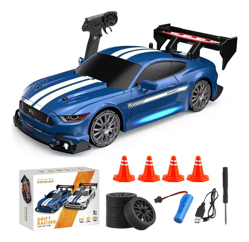 Autos Drift escala 1:24 con bateria recargable y control remoto