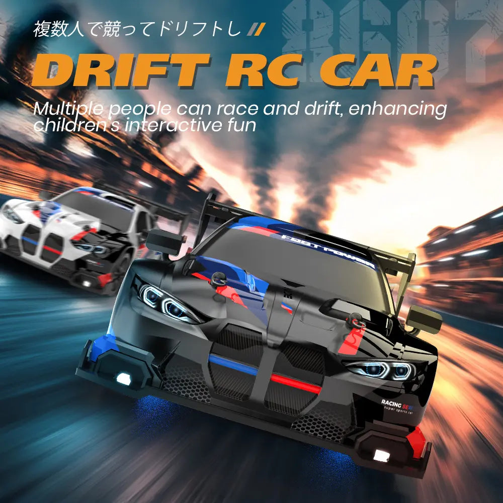Autos Drift escala 1:24 con bateria recargable y control remoto
