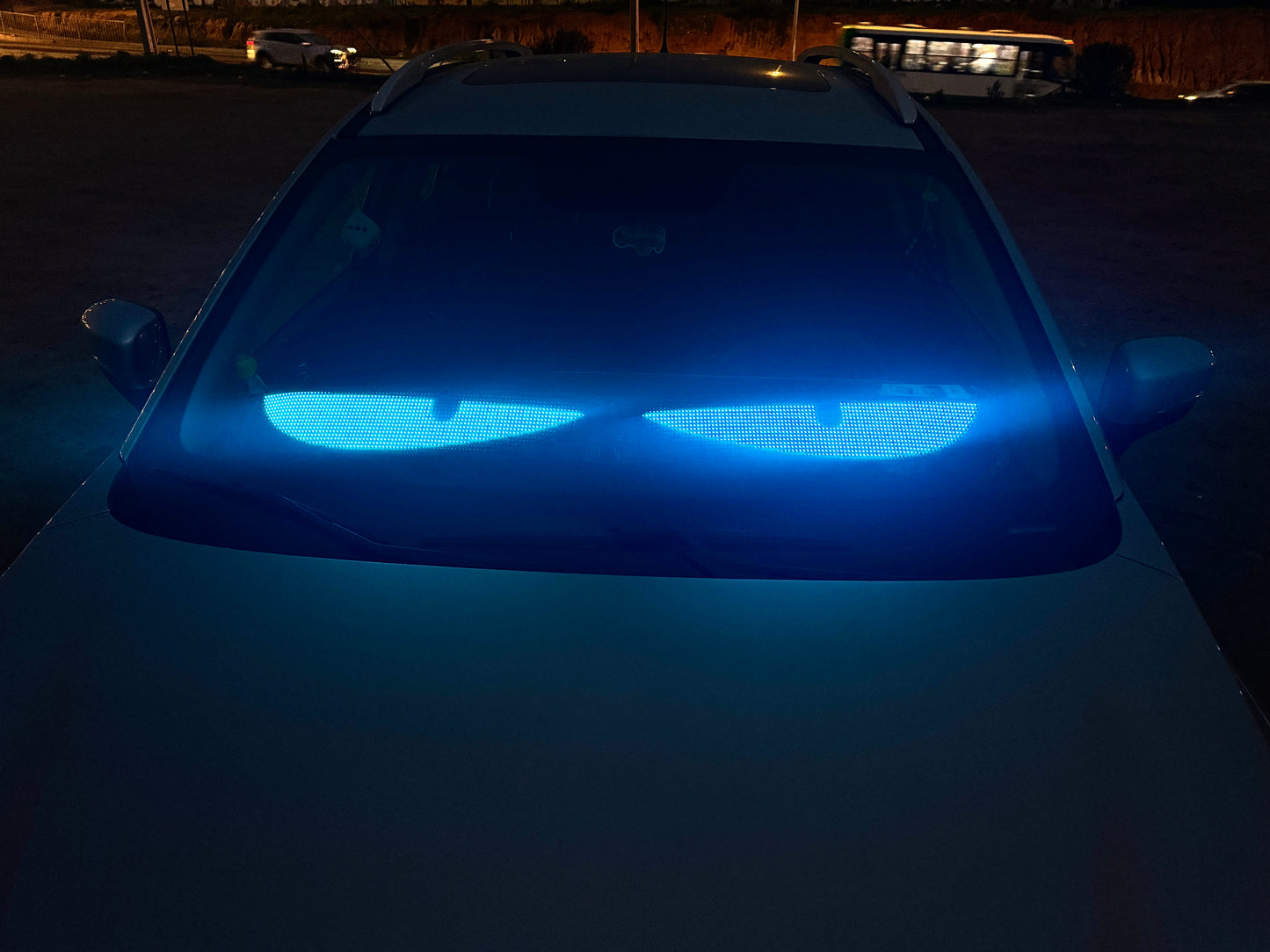 Pantalla LED Flexible ojos de Diablo