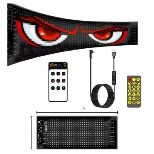 Pantalla LED Flexible ojos de Diablo